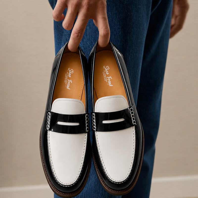 Thumbnail of Black Penny Loafers image