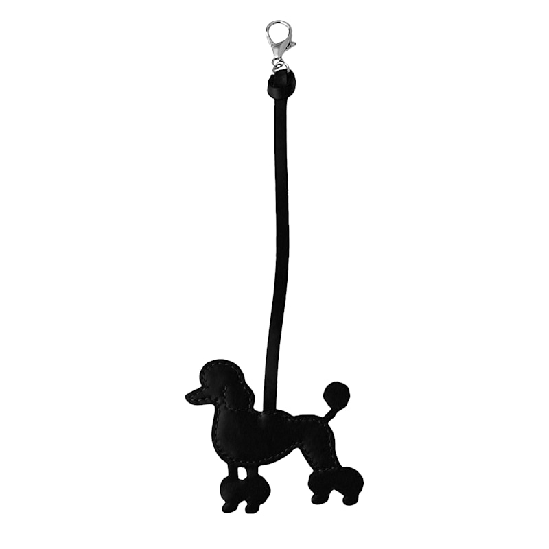 Thumbnail of Black Poodle Dog Keychain image