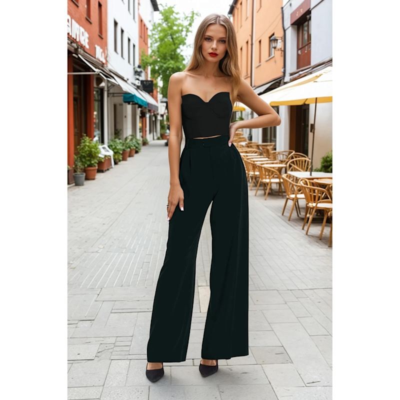 Black Corset Top Sanremo | Angelika Jozefczyk | Wolf & Badger