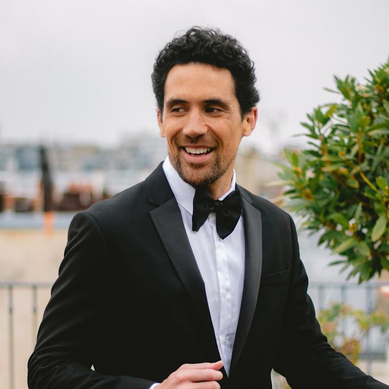 Thumbnail of Black Silk Cocktail Bow Tie image