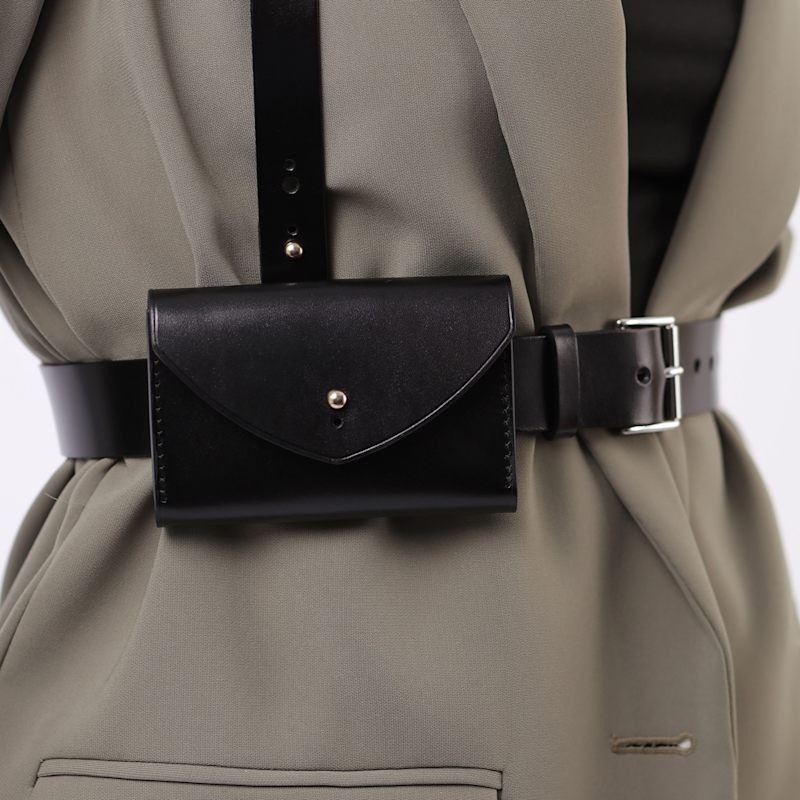 Thumbnail of Black Slim Envelope Harness Bag image