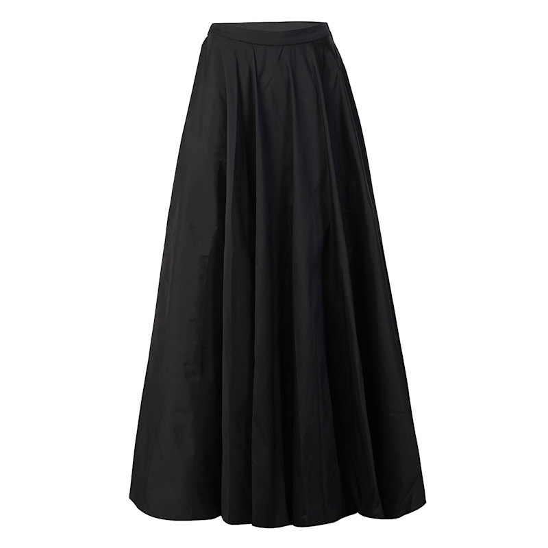 Black Taffeta Maxi Skirt | Raishma | Wolf & Badger