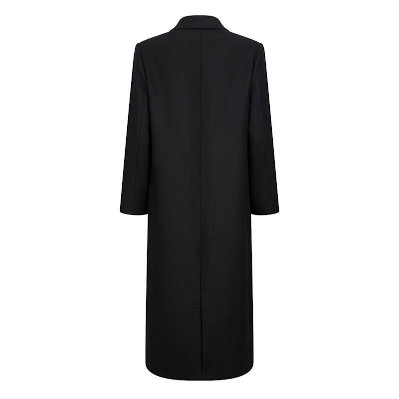 Thumbnail of Black Twill Niamh Double Breasted Coat image