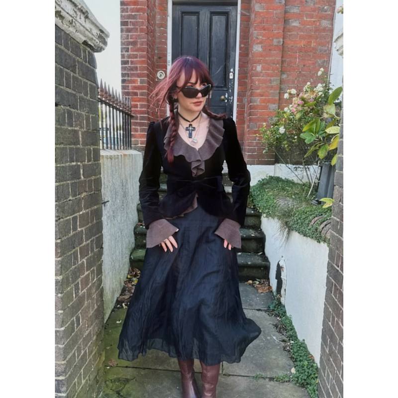 Thumbnail of Black Velvet Anais Jacket image
