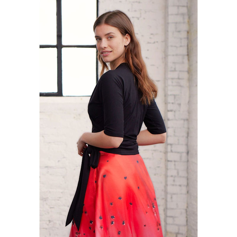 Thumbnail of Black Wrap Top image