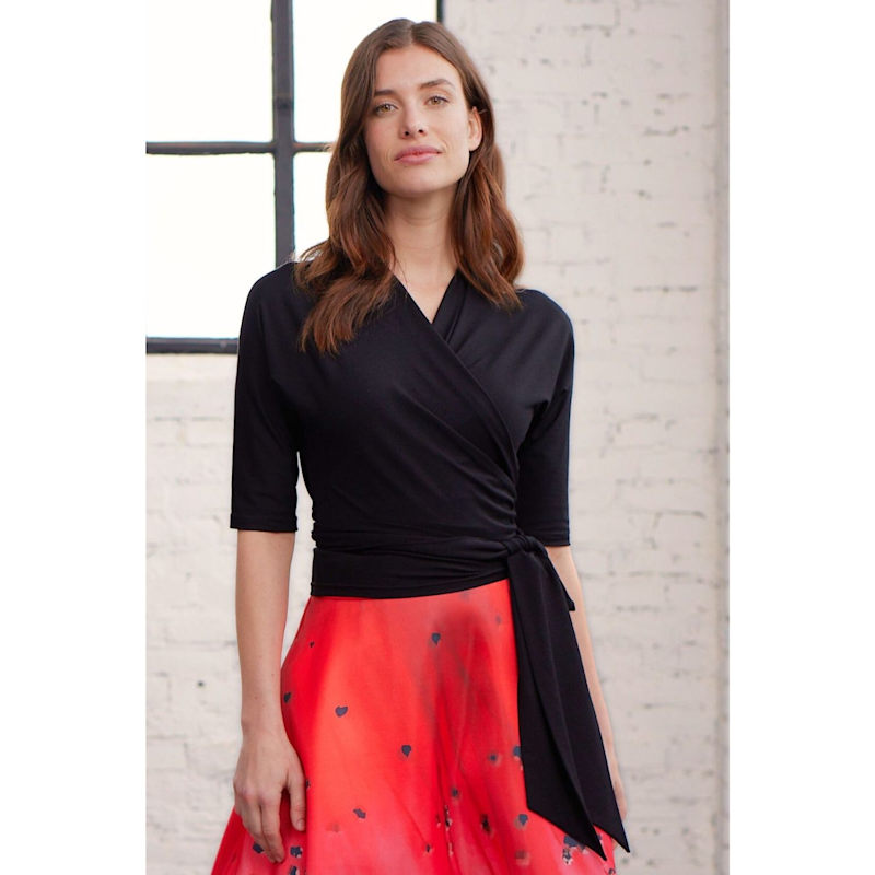 Thumbnail of Black Wrap Top image
