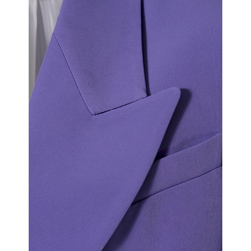 Thumbnail of Blair Purple Opulence Oversized Blazer image