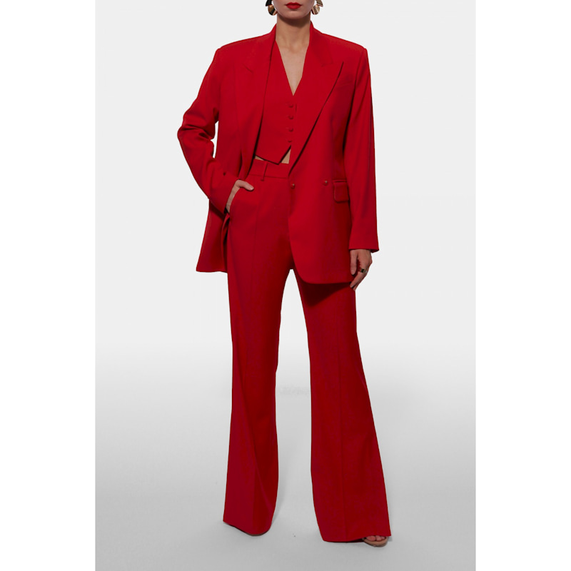 Thumbnail of Sylvia Red Suit Vest image