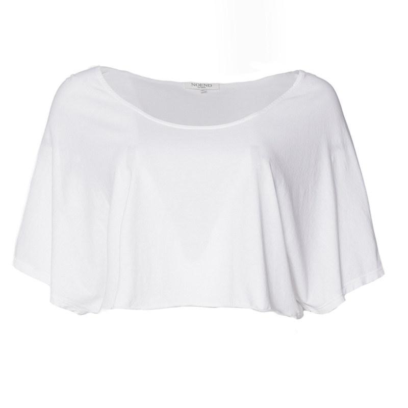 Women's Basic Scoop Neck Crop Top – 95% Cotton 5% Spandex, Short Sleeve, Multiple Colors & Sizes (Medium)