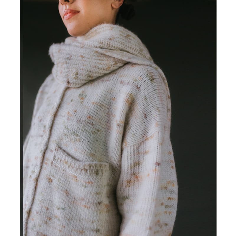 Thumbnail of Blewog Cardigan - Moss Speckle image