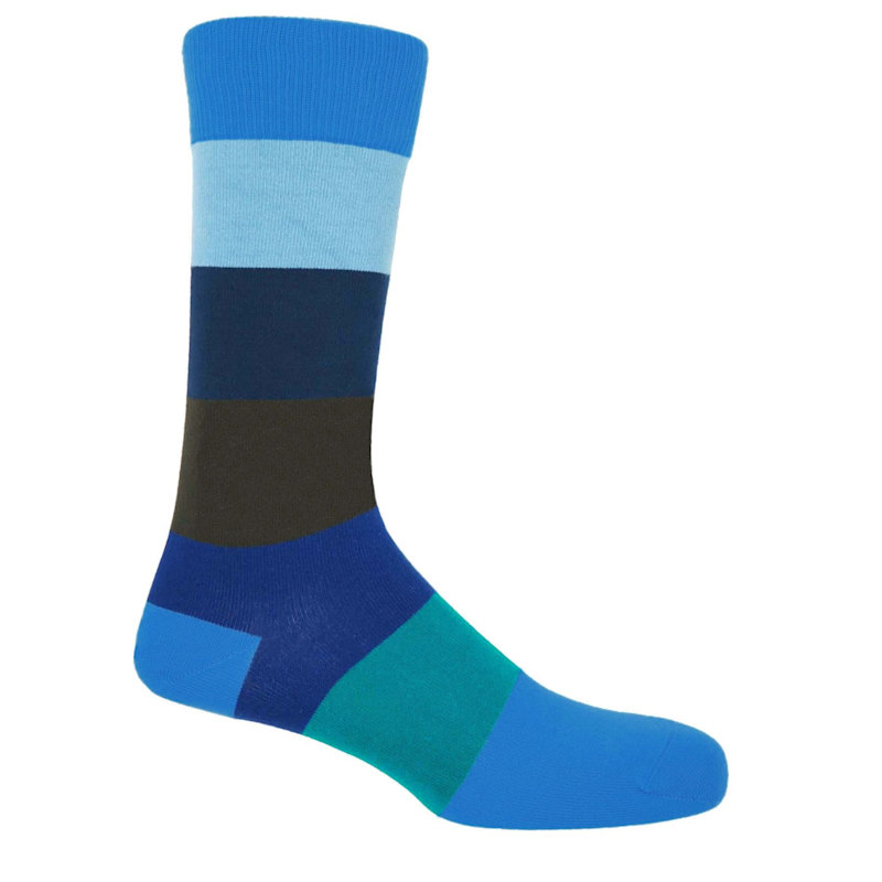 Thumbnail of Block Stripe Men Socks Gift Box image