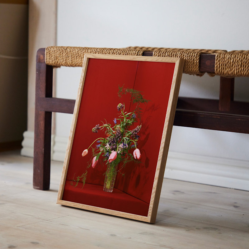 Thumbnail of Blomst - Red - Art Print image