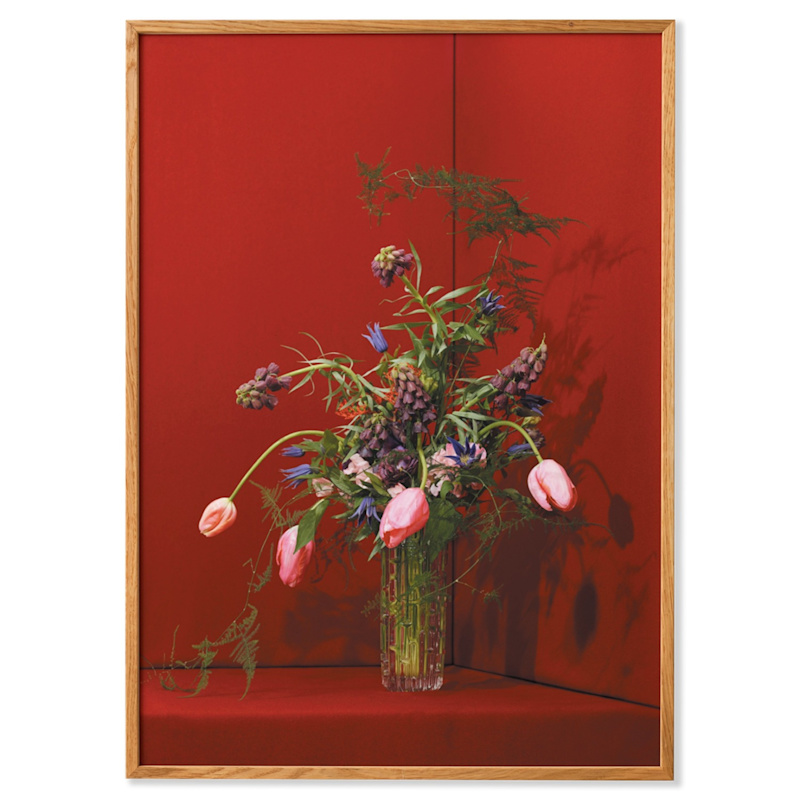 Thumbnail of Blomst - Red - Art Print image
