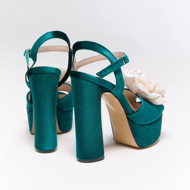 Thumbnail of Bloom Green Heels image