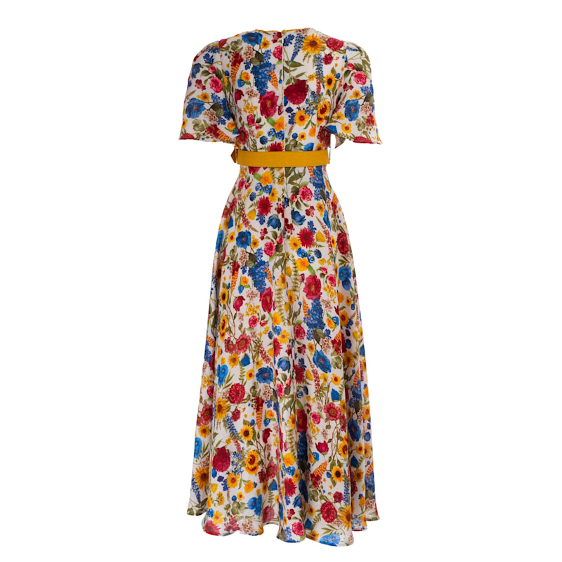 Thumbnail of Blossom Garden Linen Dress image
