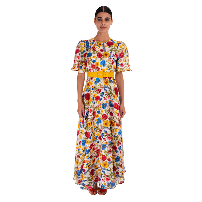 Thumbnail of Blossom Garden Linen Dress image
