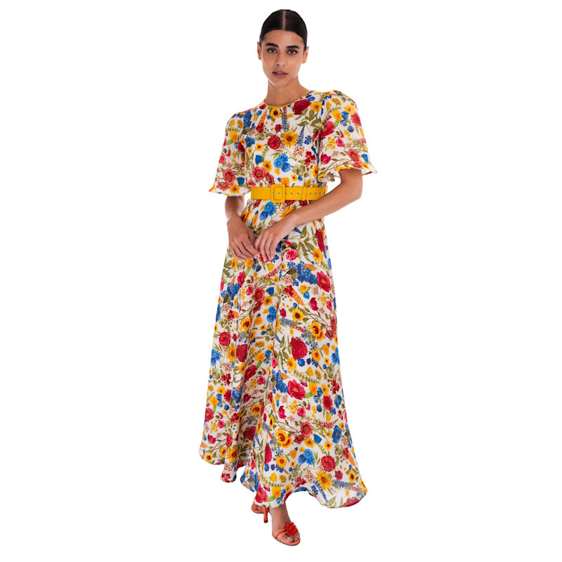 Thumbnail of Blossom Garden Linen Dress image