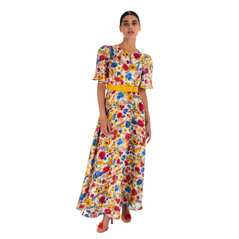 Thumbnail of Blossom Garden Linen Dress image