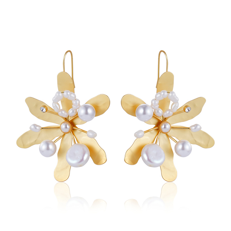 Thumbnail of Blossom Pearl Drops Flower Earring image