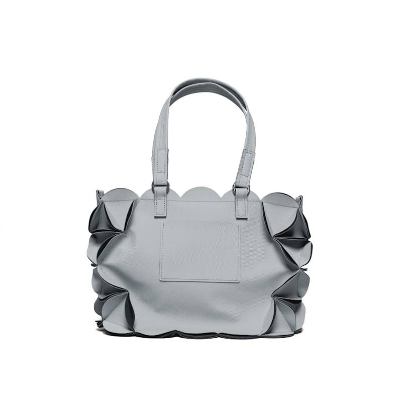 Thumbnail of Blossom Rectangle Tote Bag - Grey image