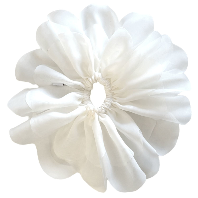 Thumbnail of Blossom Scrunchie - Off-White Organza image