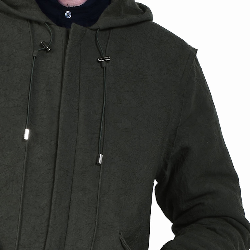 Thumbnail of Hooded Cotton Jacquard Jacket image