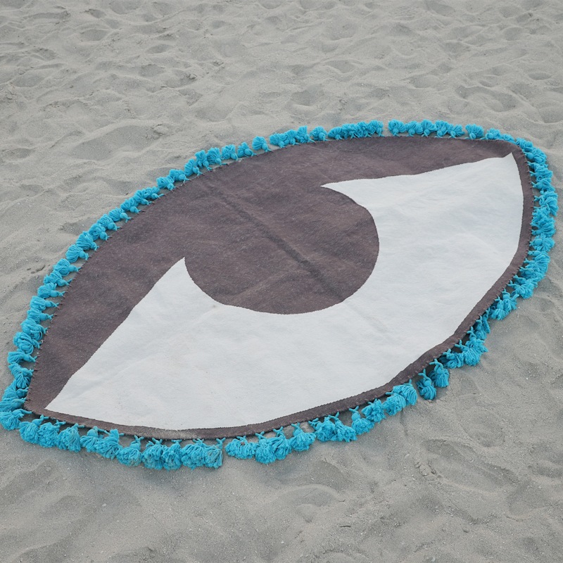Thumbnail of Blue Eye Cotton Rug image