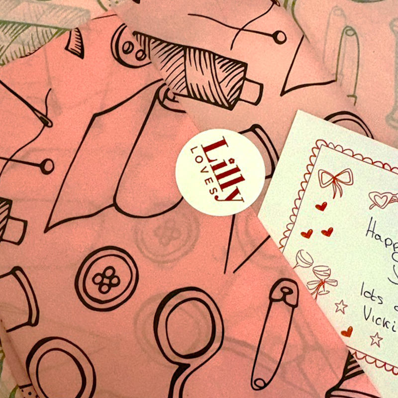 Thumbnail of Pink Linen Napkins, Please Leave By image