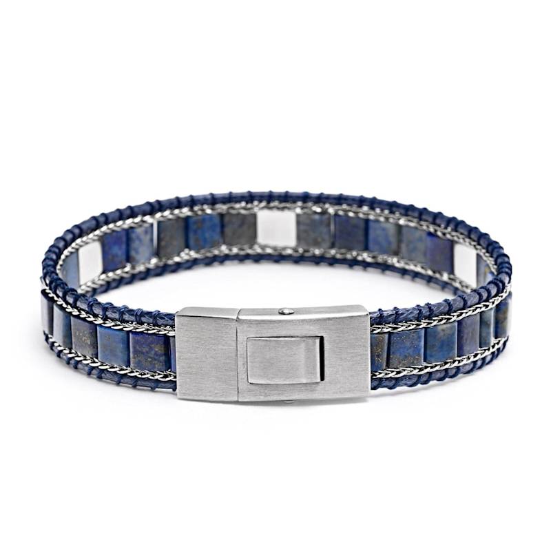 Thumbnail of Blue Lapis Stud Bracelet image