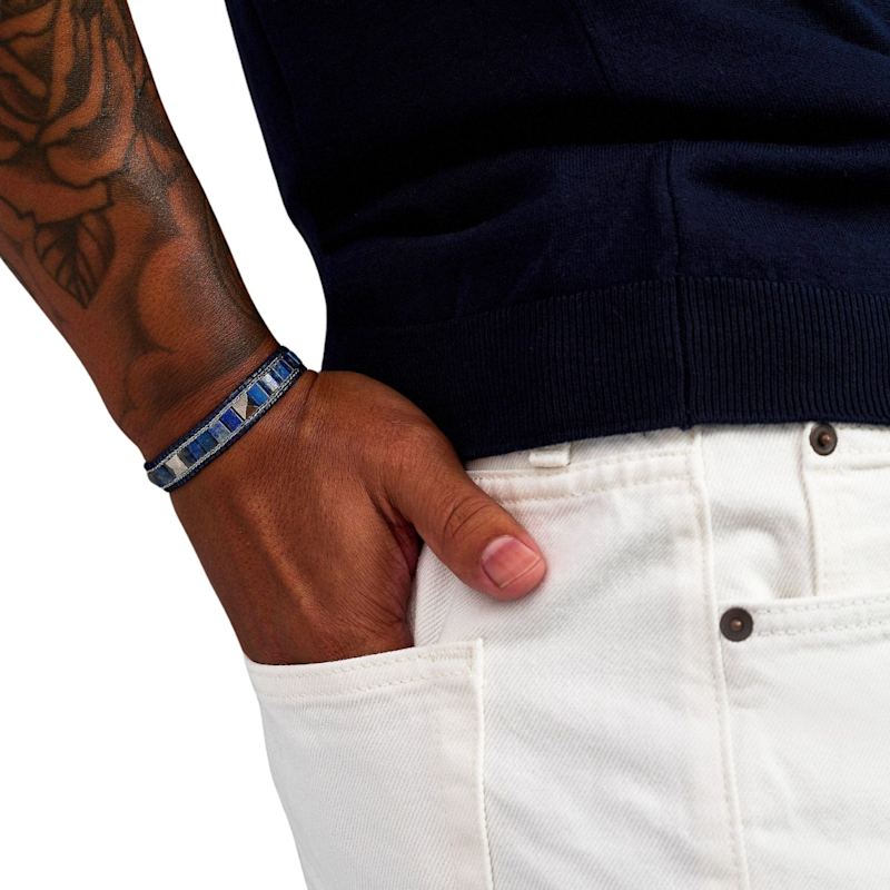 Thumbnail of Blue Lapis Stud Bracelet image