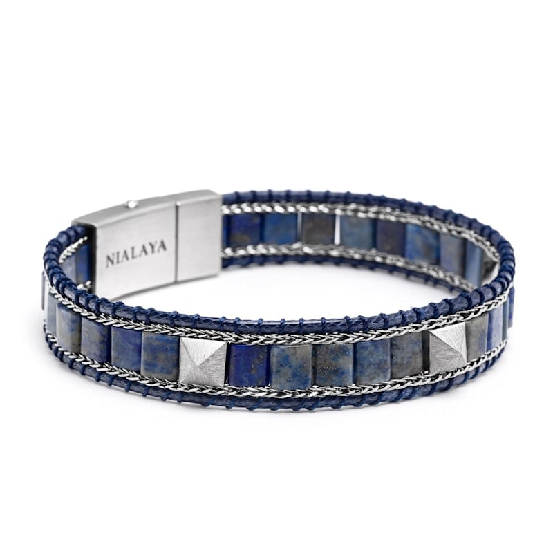 Thumbnail of Blue Lapis Stud Bracelet image
