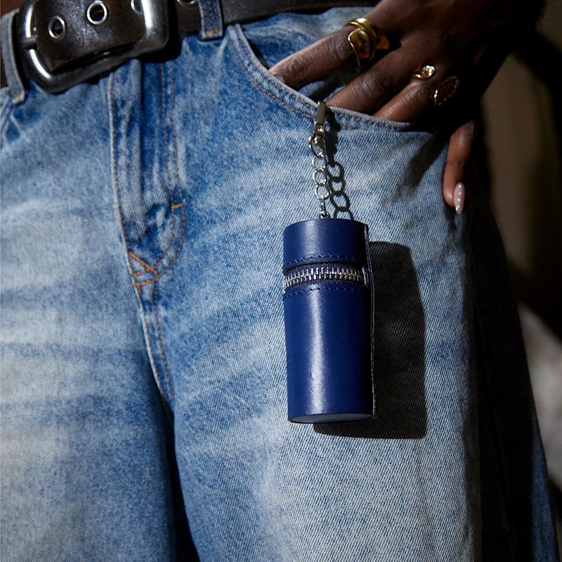 Thumbnail of Blue Lipstick Case Keychain image