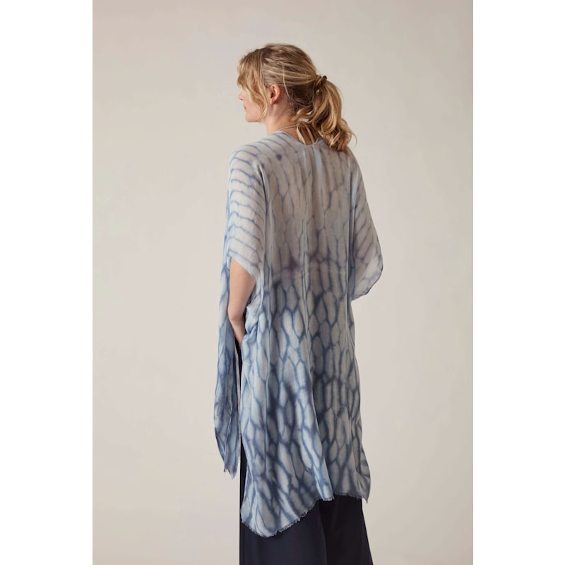Thumbnail of Blue Shibori Print Kaftan image