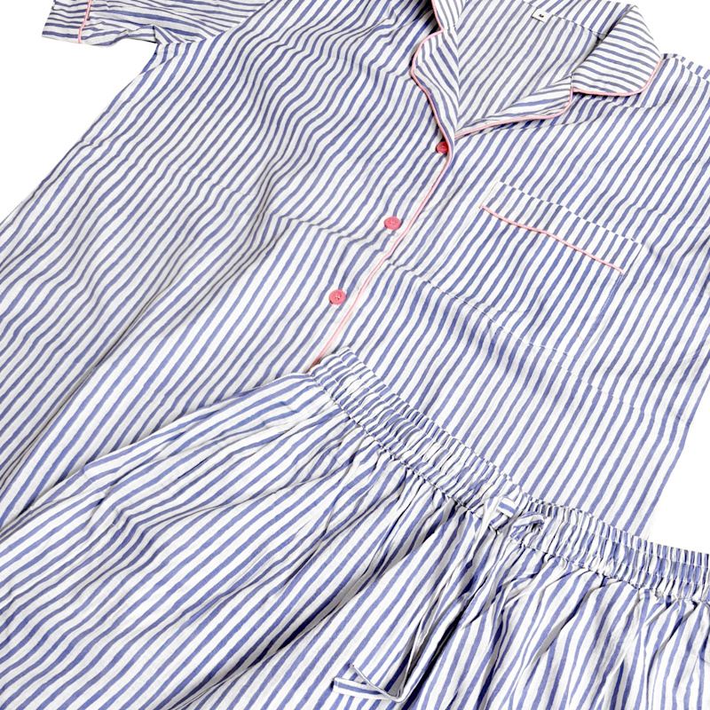 Thumbnail of Blue Stripe Pajama Set image