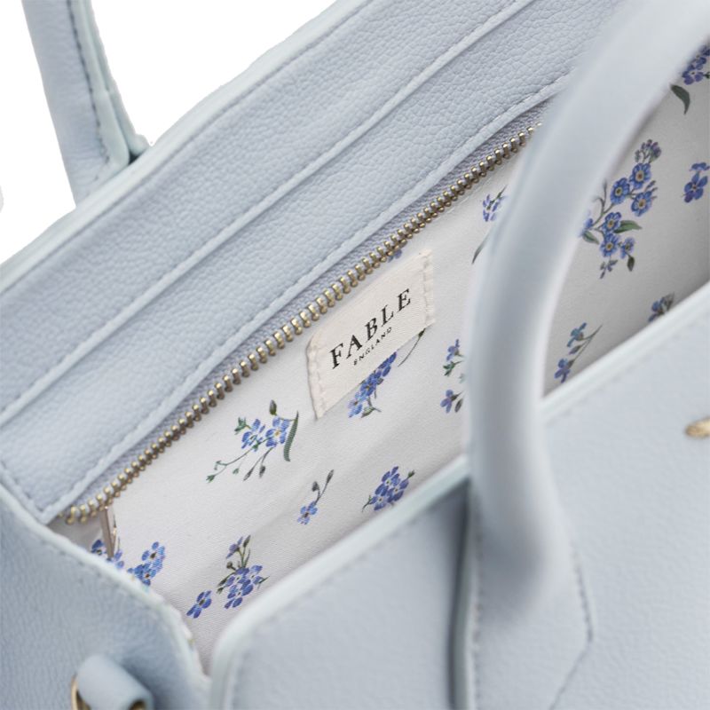 Thumbnail of Blue Structured Tote Bag Medium image
