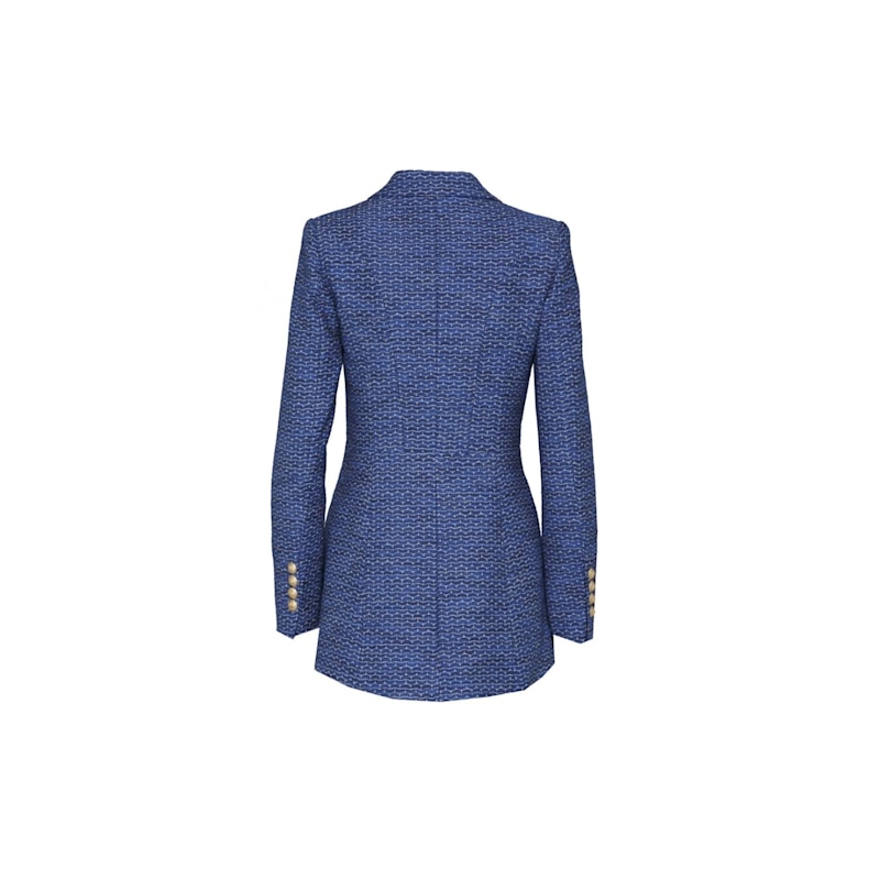 Thumbnail of Tailored Blue Blazer With Gold Buttons image