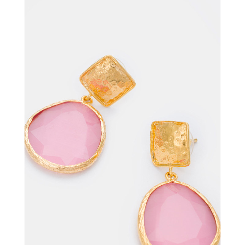 Thumbnail of Blush Radiance Cat Eye Earrings image