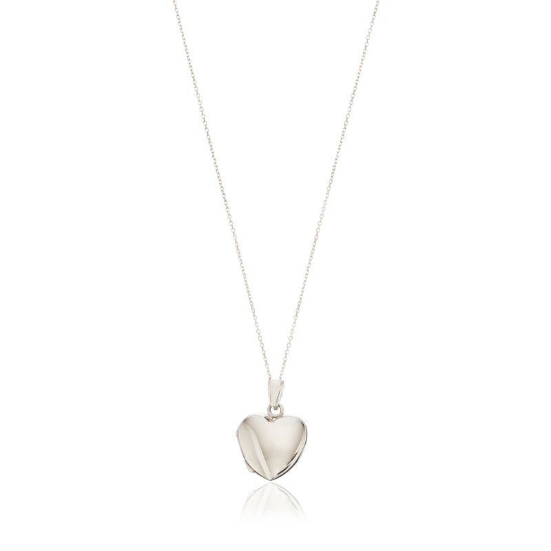 Thumbnail of Sterling Silver Small Heart Locket image