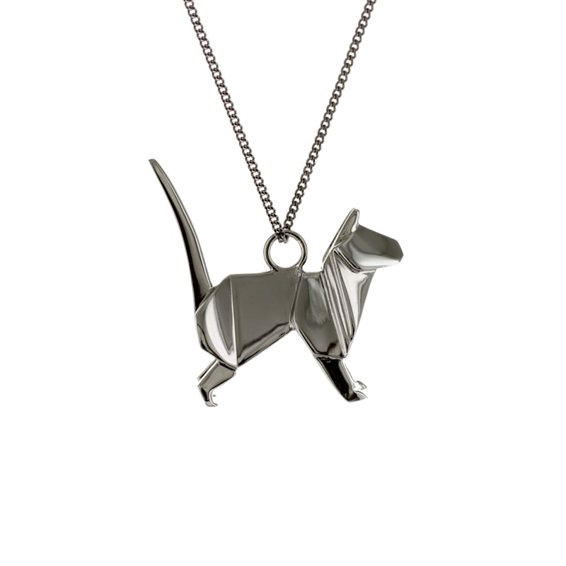 Thumbnail of Cat Necklace Gun Metal image
