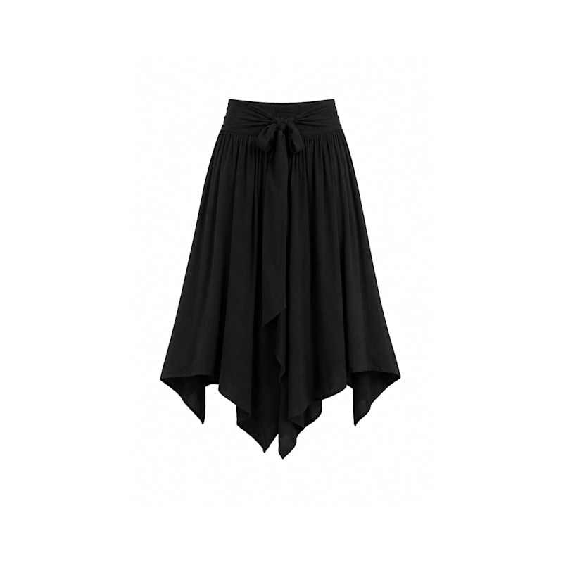 Thumbnail of Bohemian Midi Skirt - Black image