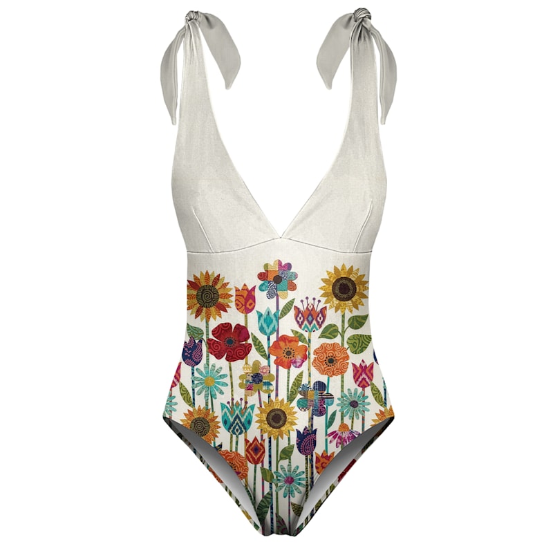 Thumbnail of Boho Garden One Piece Swimsuit image