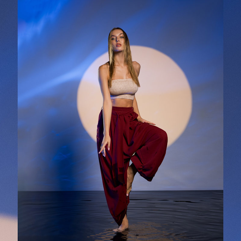 Thumbnail of Boho Women Harem Pants - Red image
