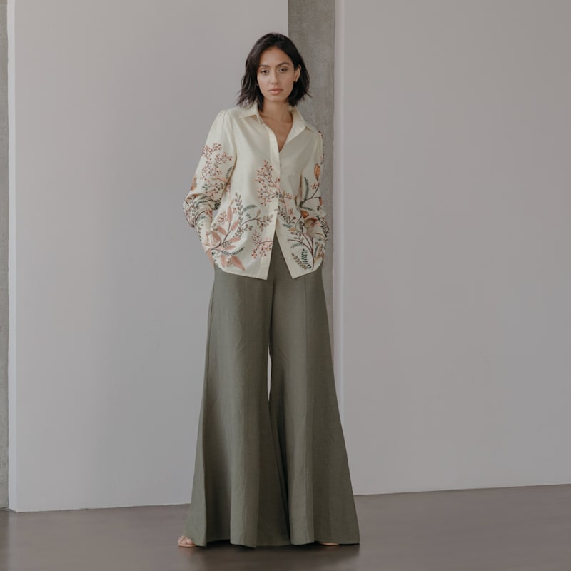 Thumbnail of Behati Hand Embroidered Classic Shirt image