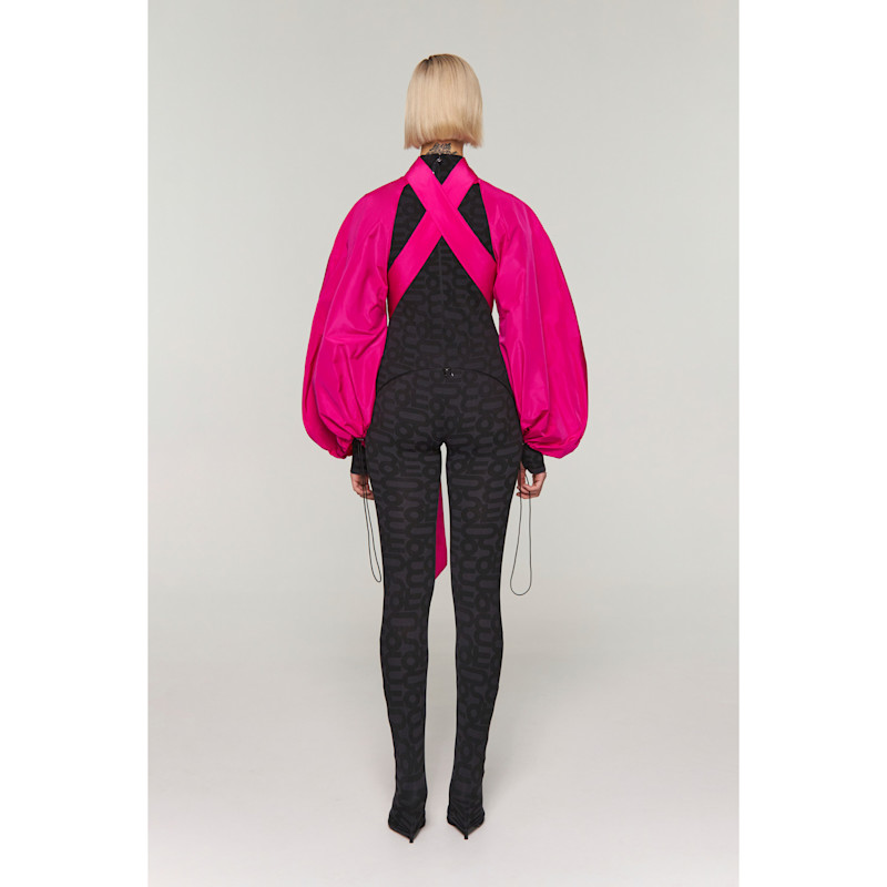 Thumbnail of Bolero Shrug Sleeves Pink Crop image