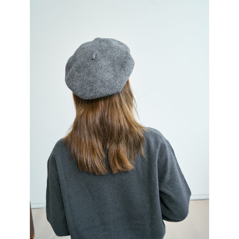Thumbnail of Bon Chic Wool Beret - Grey image