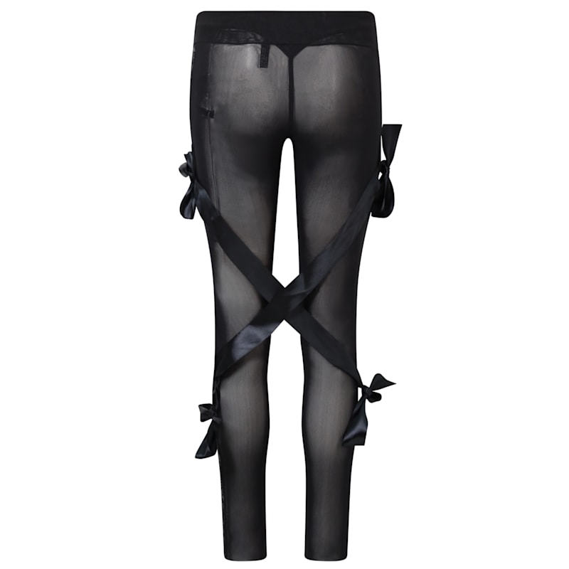 New Edition Bondage Leggings With Satin Bows & Sequin Leg Stripe |  Belle-et-BonBon | Wolf & Badger