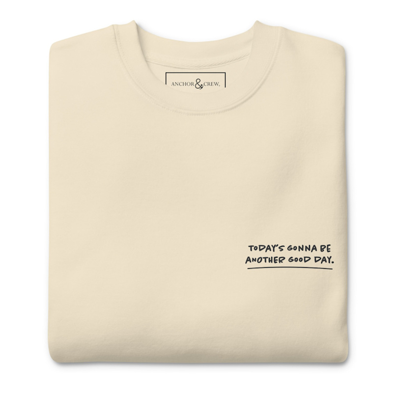 Thumbnail of Natural Octopus Another Good Day Cotton Blend Sweatshirt - Men image