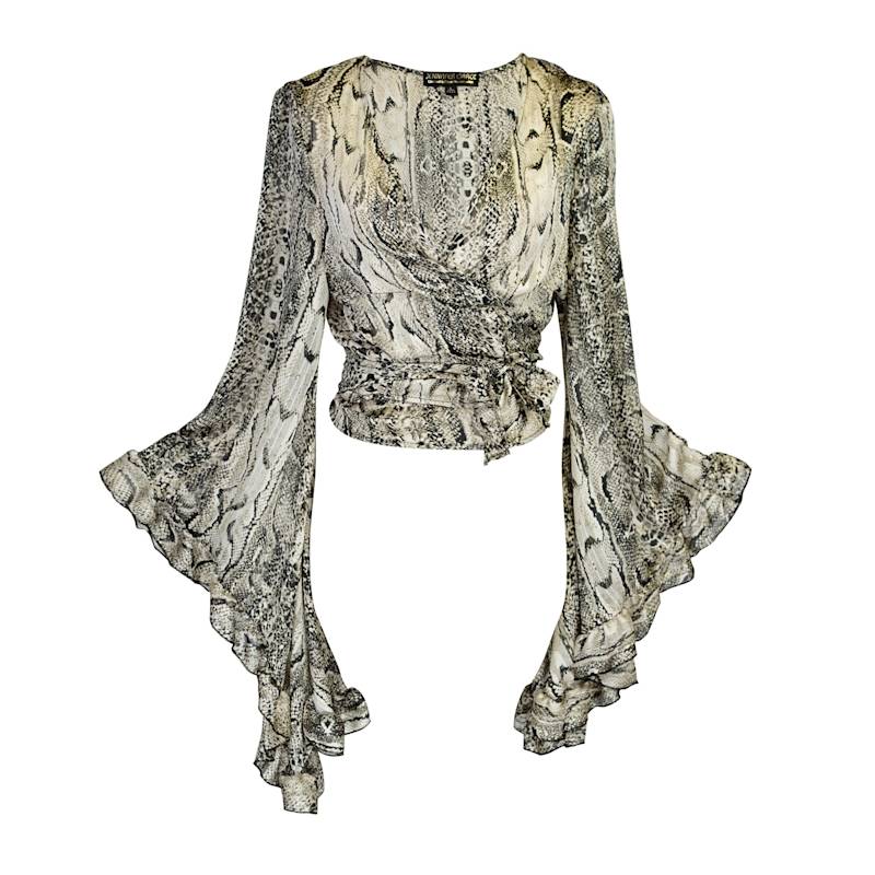 Thumbnail of Boogie Muse Wrap Top In Python image