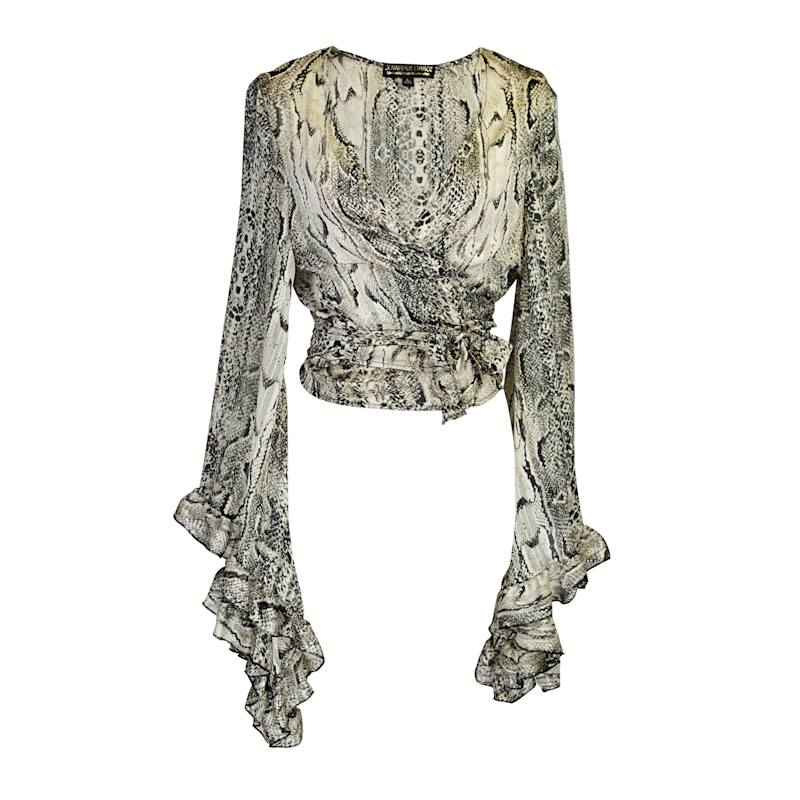 Thumbnail of Boogie Muse Wrap Top In Python image