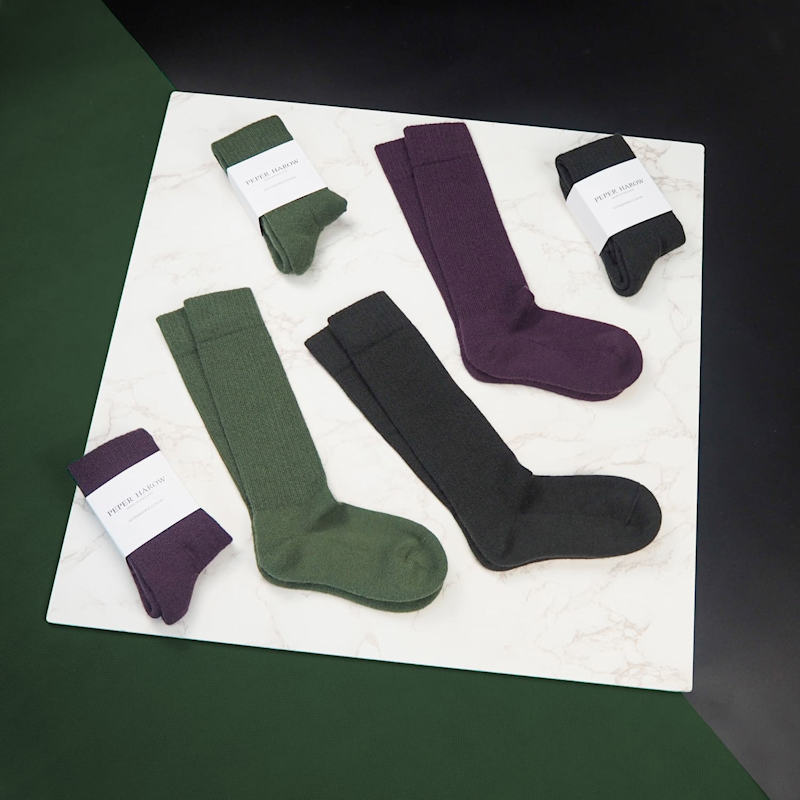 Thumbnail of Women's Wool Boot Socks - Olive image